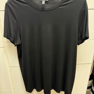 EILEEN FISHER Fine Jersey Crew Neck Tee  Easy Fit, Basic Length